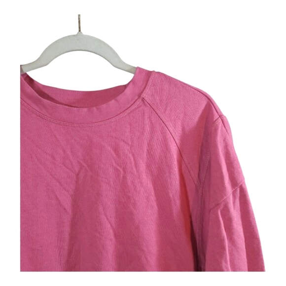 Sweaty Betty After Class Crop Sweatshirt in Pink Athleisure Casual Women's 8 - Picture 7 of 10